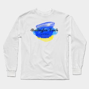 Huntington Beach Art Long Sleeve T-Shirt